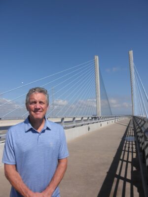 Tripp Shenton at the Indian River Bridge