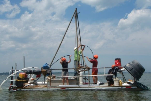 grad student on coastal engineering project