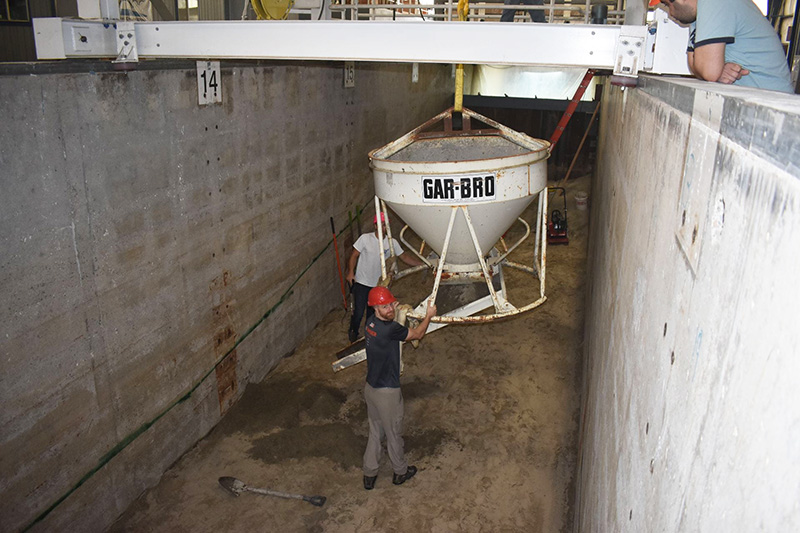 Beach profile installation (Image courtesy of Jack Puleo's lab)