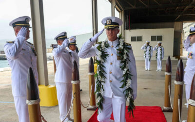 Coggins Takes Command of OICC Pearl Harbor Naval Shipyard